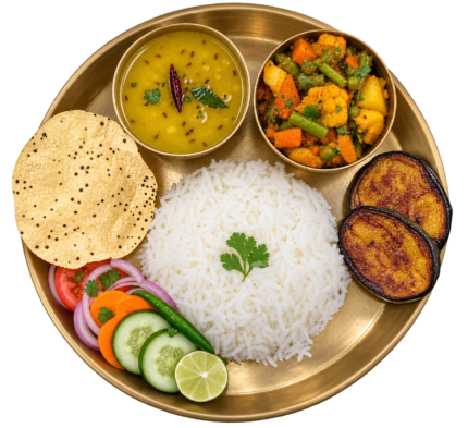 Traditional Bengali Veg Thali