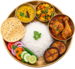 Bengali Chicken Thali