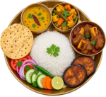 Mutton Kosha Bengali Thali